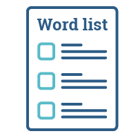 A 'Word list' document.