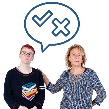 A person supporting another person to make a decision.