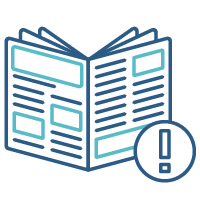 A bulletin with an importance icon next to it.